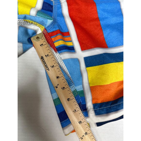 Billabong Men’s Flag Print Board Shorts Size 31 Swim Surf Trunks Performance - Picture 6 of 8